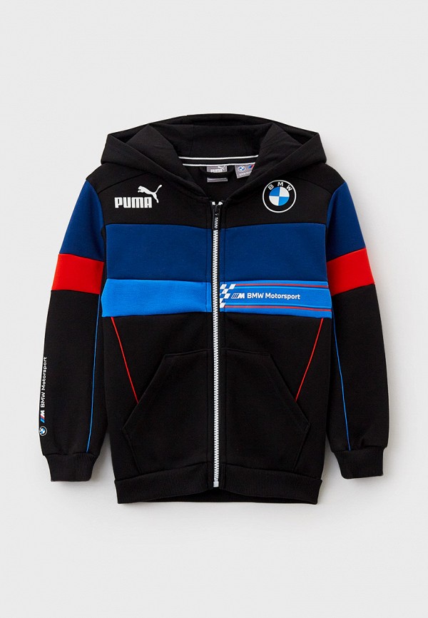 

Толстовка PUMA, Черный, BMW MMS Kids SDS Hooded Jkt