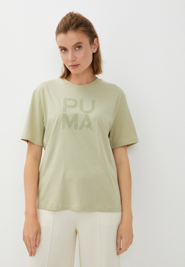 

Футболка PUMA, Зеленый, Infuse Boxy Graphic Tee
