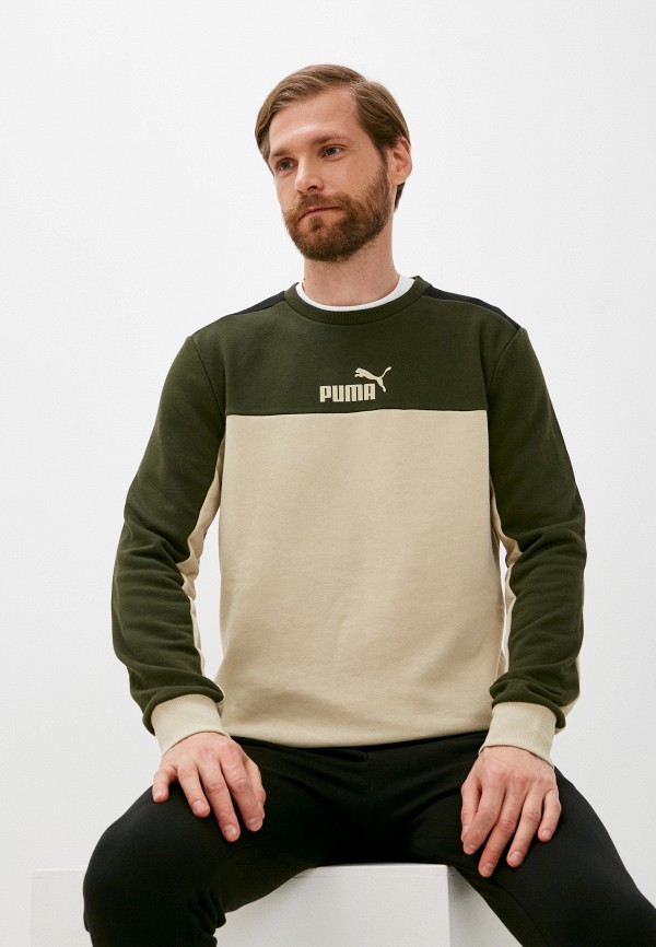 

Свитшот PUMA, Бежевый, ESS+ Block Crew