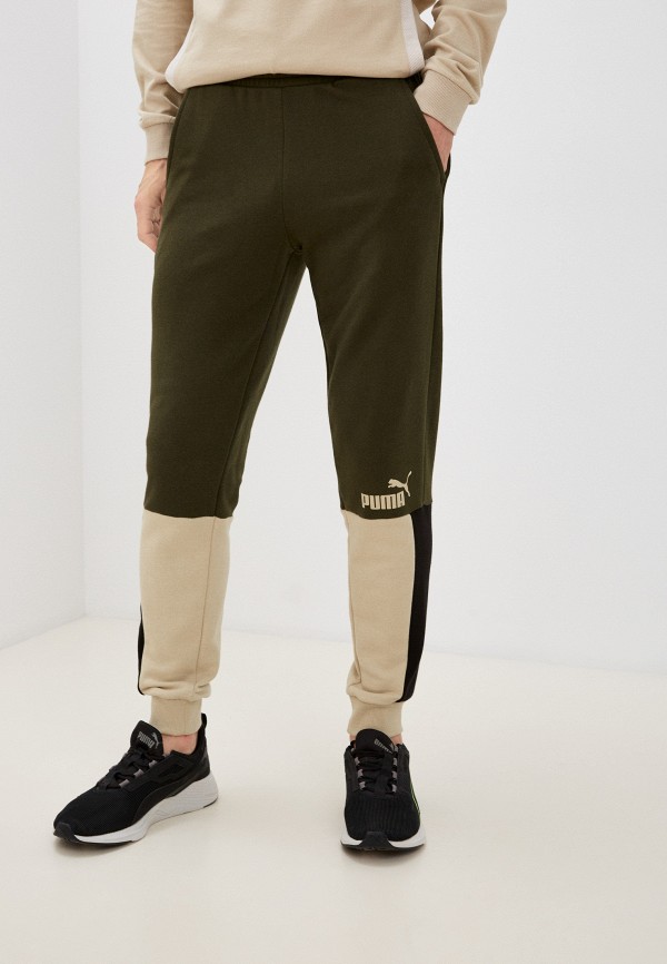 

Брюки спортивные PUMA, Хаки, ESS+ Block Sweatpants