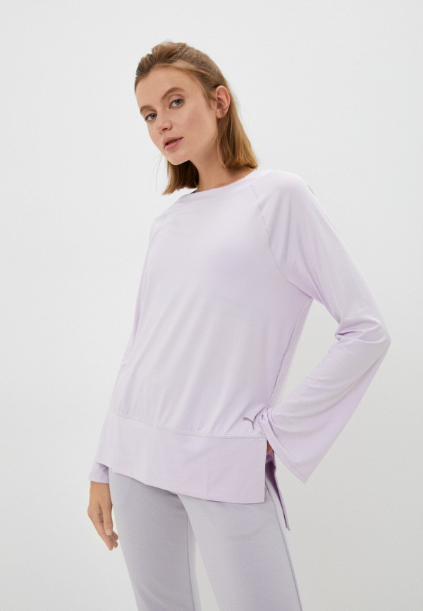

Лонгслив спортивный PUMA, Фиолетовый, STUDIO Bell Sleeve Top