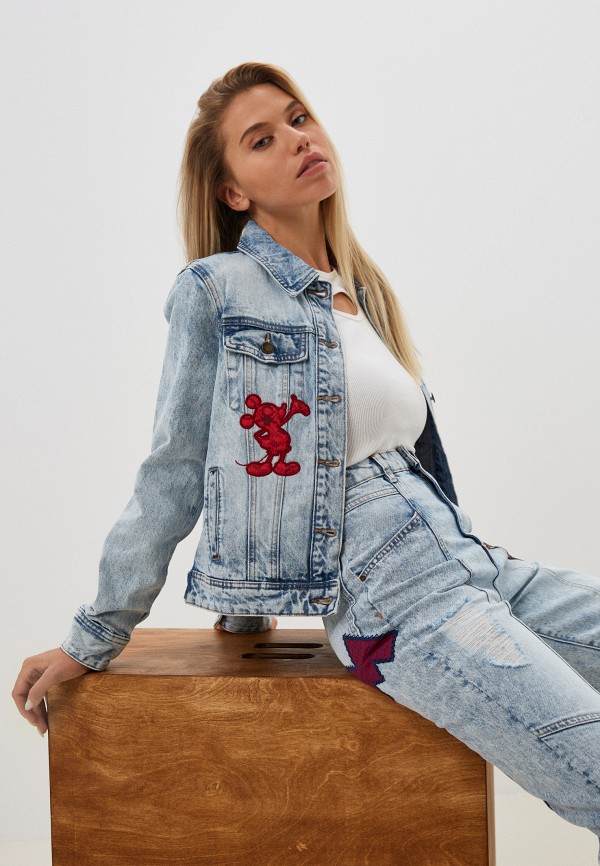 

Куртка джинсовая Desigual, Голубой, MICKEY MOUSE