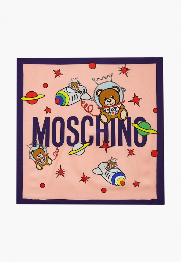 

Платок Moschino, Розовый