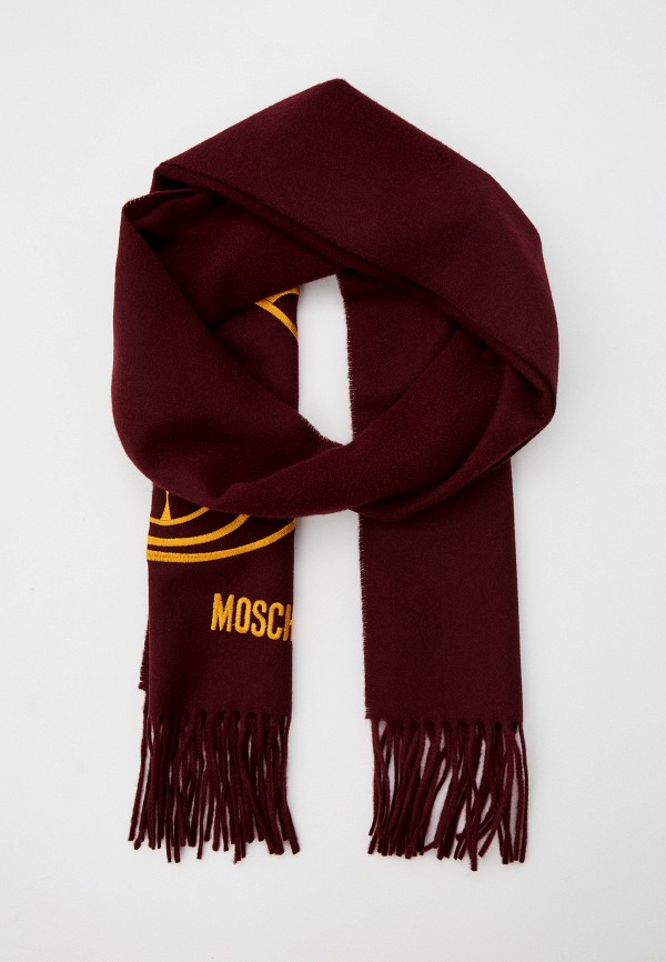 

Шарф Moschino, Бордовый