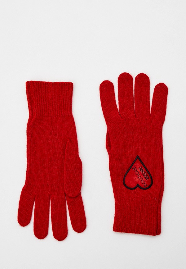 Перчатки Boutique Moschino красный 651930M2154 RTLABQ367801