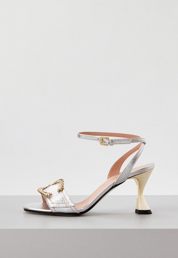 

Босоножки Pollini, Серебряный