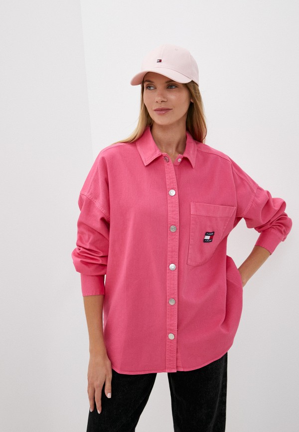 

Рубашка джинсовая Tommy Jeans, Фуксия