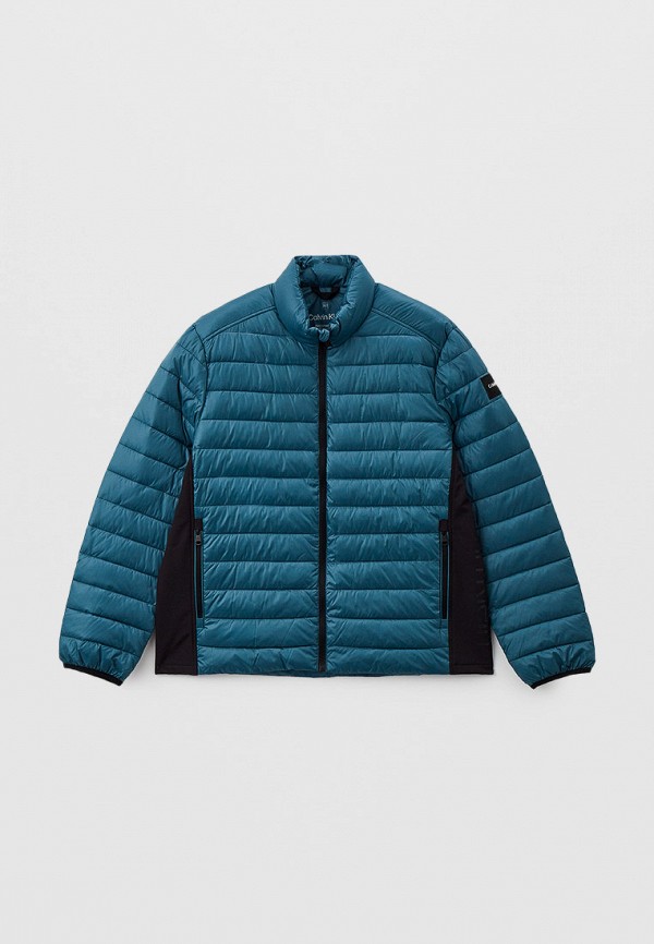 Куртка утепленная Calvin Klein синего цвета
