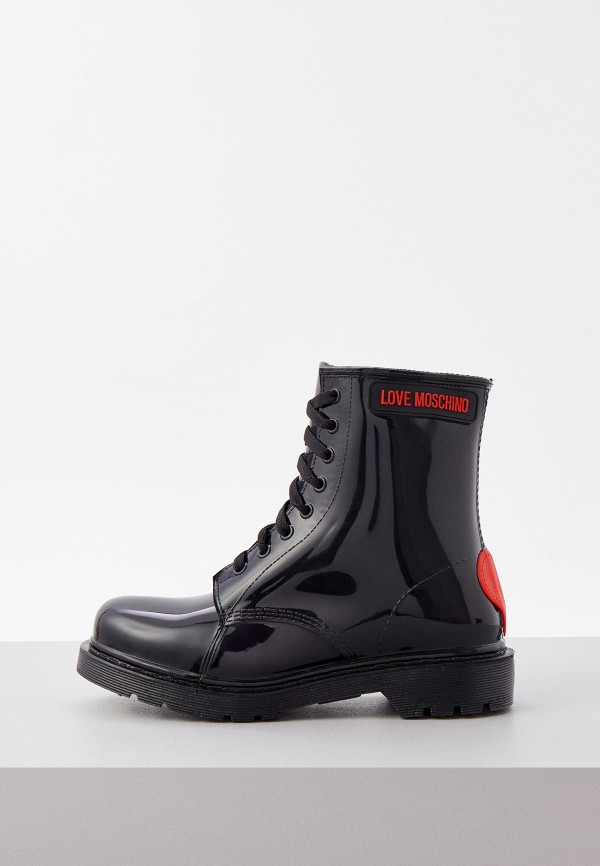 

Резиновые ботинки Love Moschino, Черный