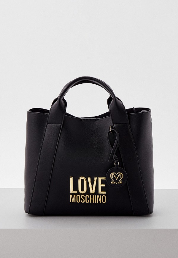 

Сумка и брелок Love Moschino, Черный