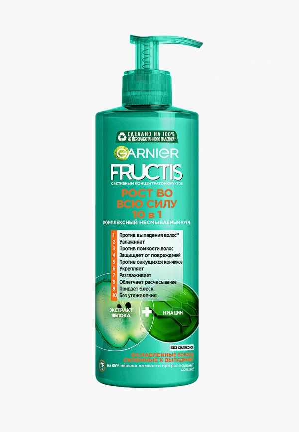 

Крем для волос Garnier, Прозрачный, РОСТ ВО ВСЮ СИЛУ 10в1