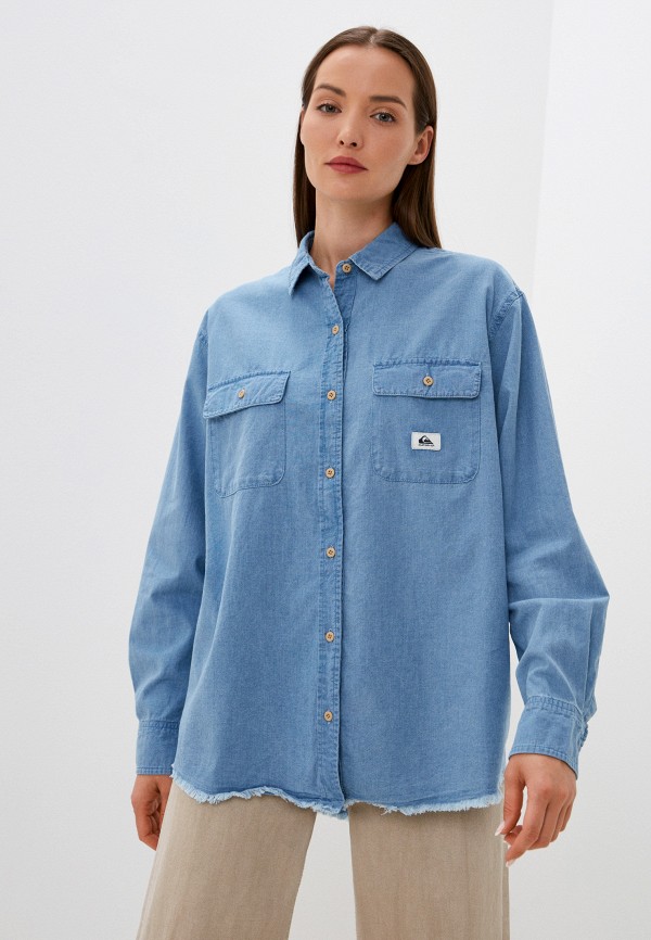 

Рубашка джинсовая Quiksilver, Голубой, XBOYFRLSSHIRT W WVTP BZR0