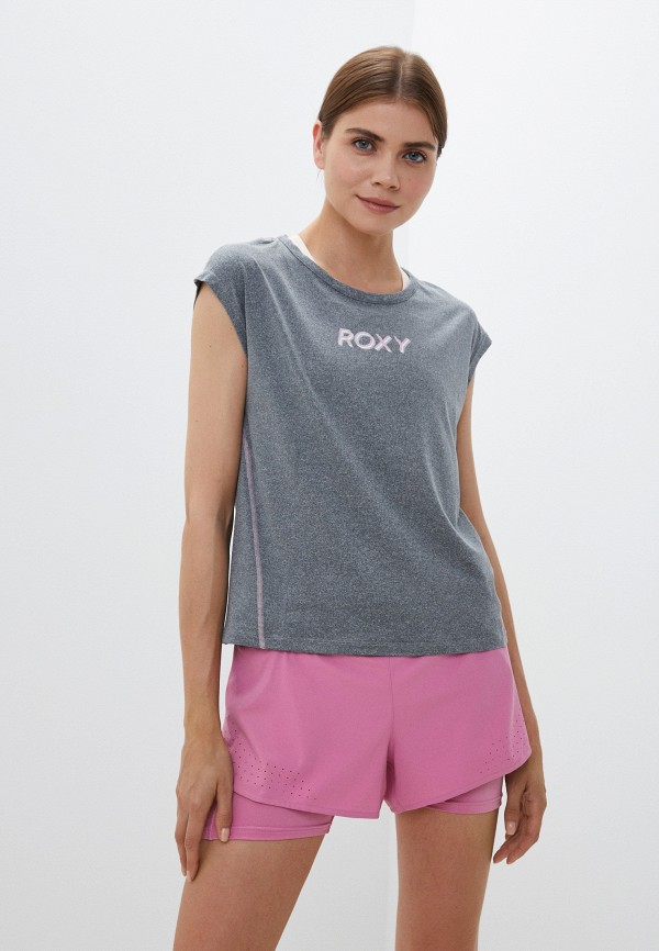 

Футболка спортивная Roxy, Серый, training grl J KTTP KVJ0