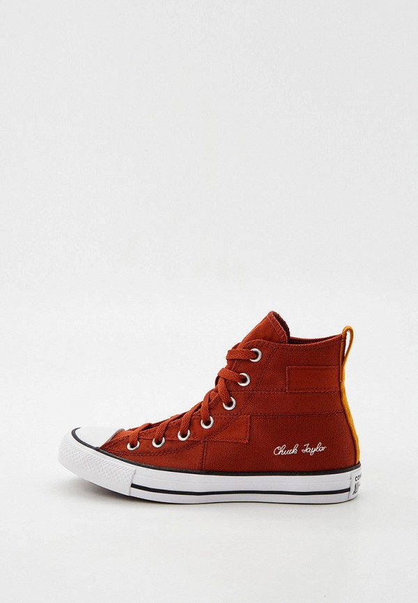 

Кеды Converse, Коричневый, Chuck Taylor All Star Patchwork High