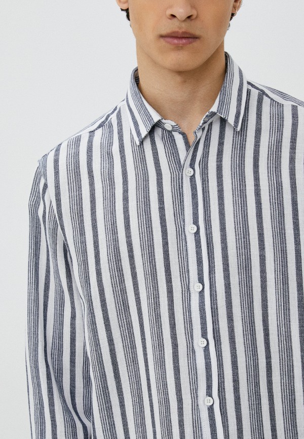 Рубашка Koton синий, размер 48, фото 4