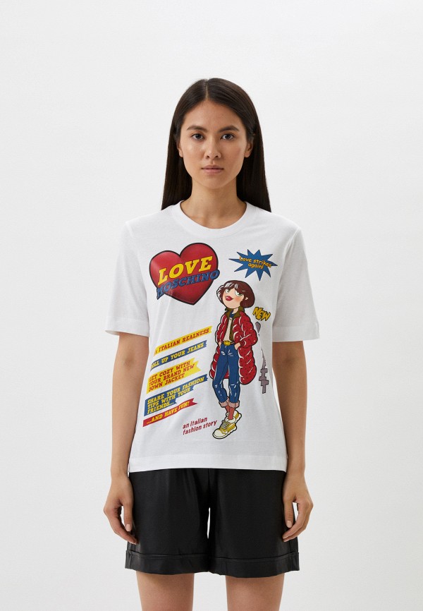 

Футболка Love Moschino, Белый