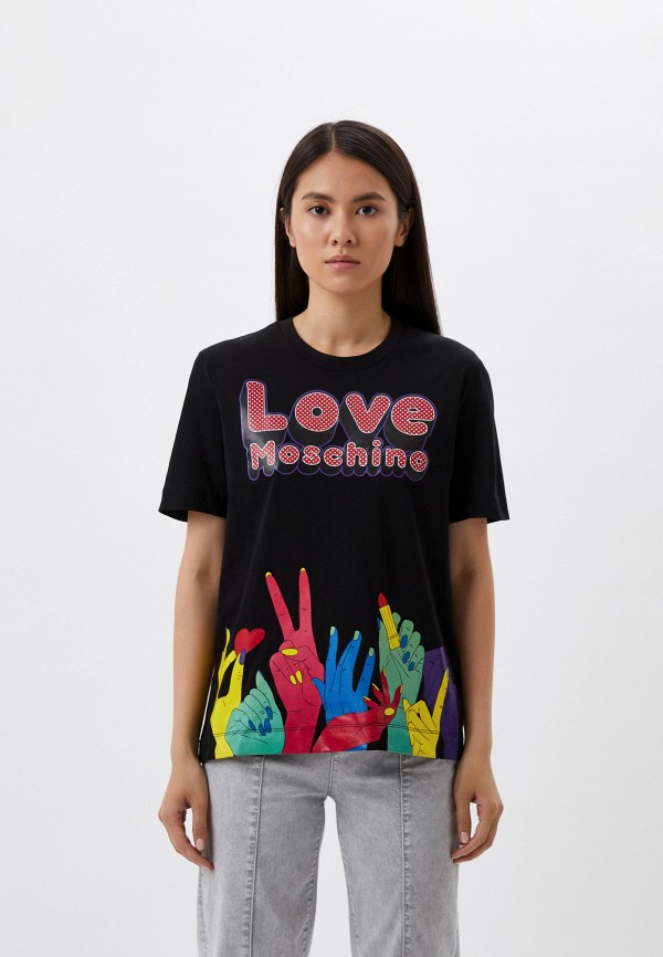 

Футболка Love Moschino, Черный