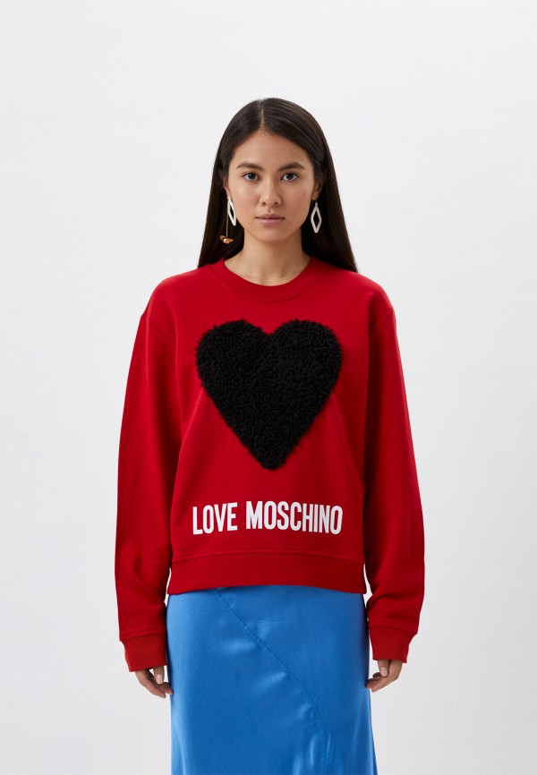 

Свитшот Love Moschino, Красный
