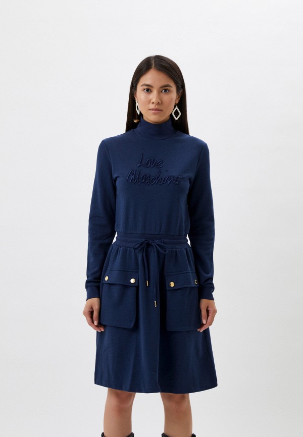 

Платье Love Moschino, Синий