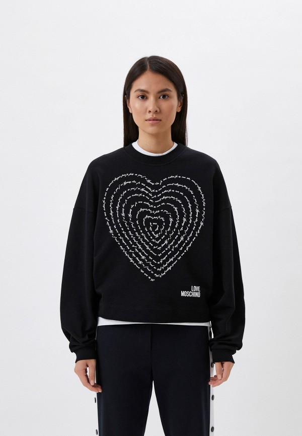 

Свитшот Love Moschino, Черный