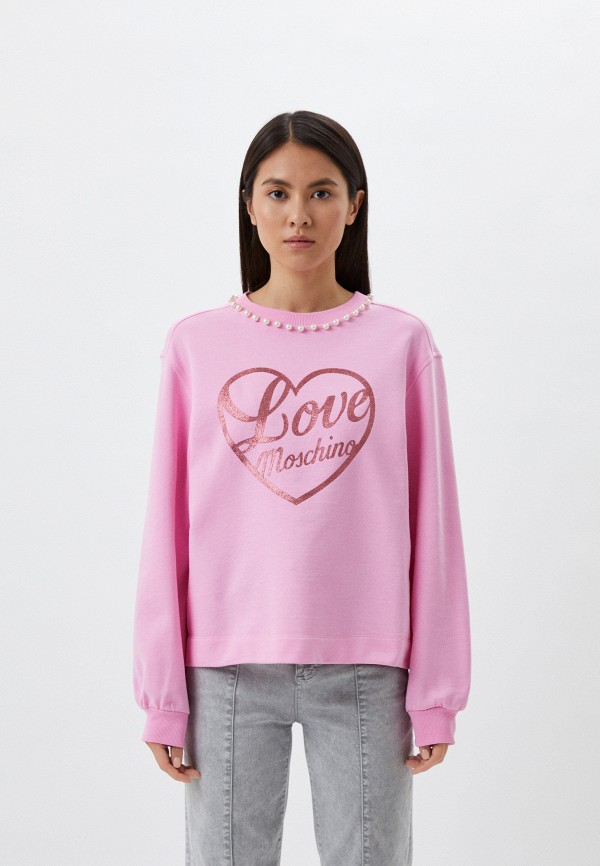 

Свитшот Love Moschino, Розовый