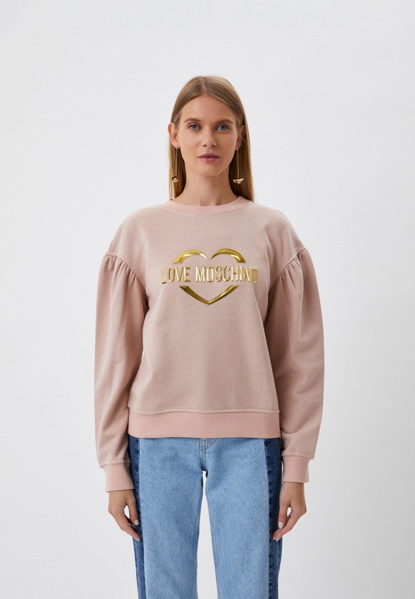 

Свитшот Love Moschino, Розовый