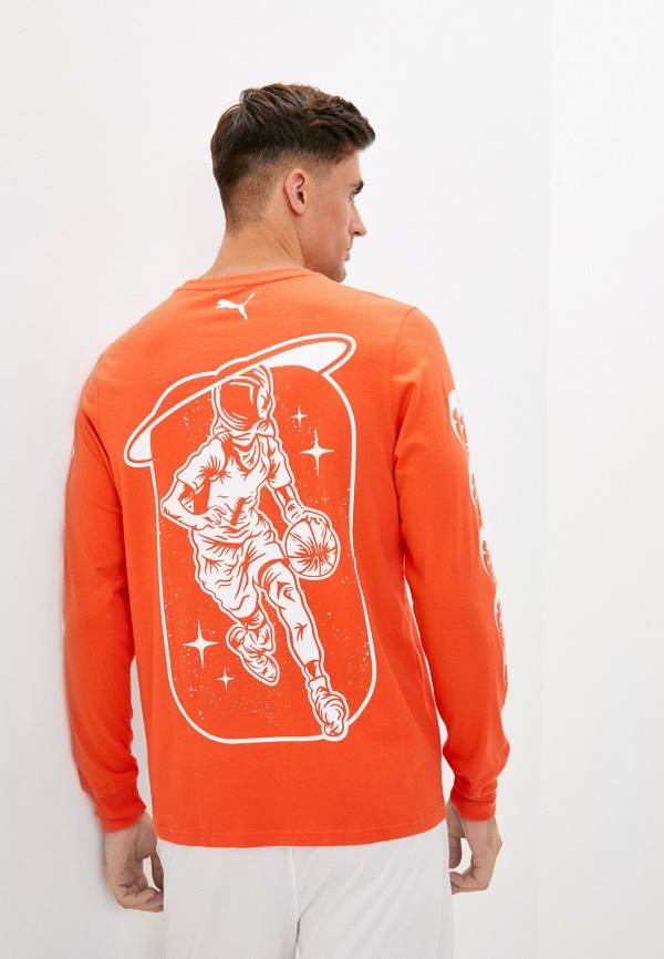 

Лонгслив PUMA, Красный, Not From Here LS Tee