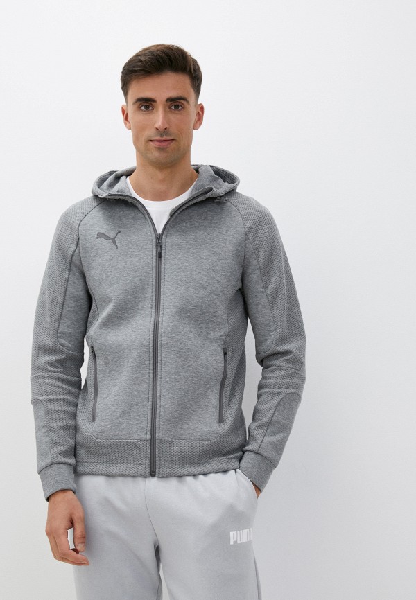 

Толстовка PUMA, Серый, teamCUP Casuals Hooded Jkt