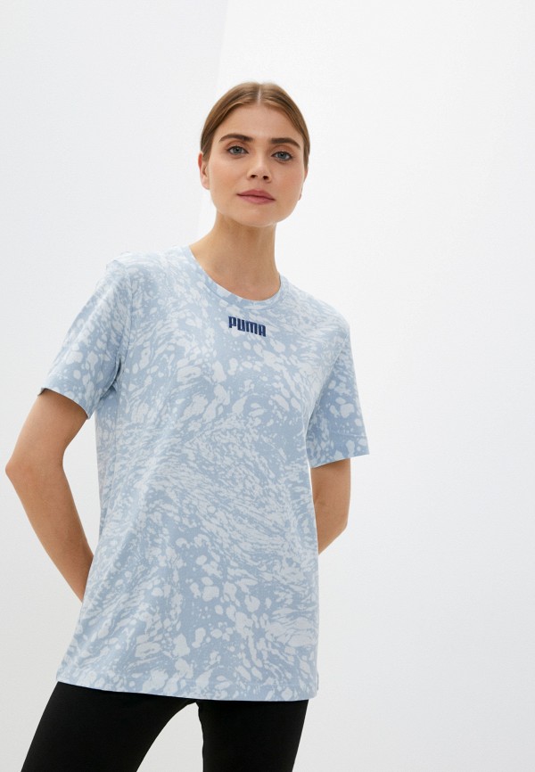 

Футболка PUMA, Голубой, AOP Tee
