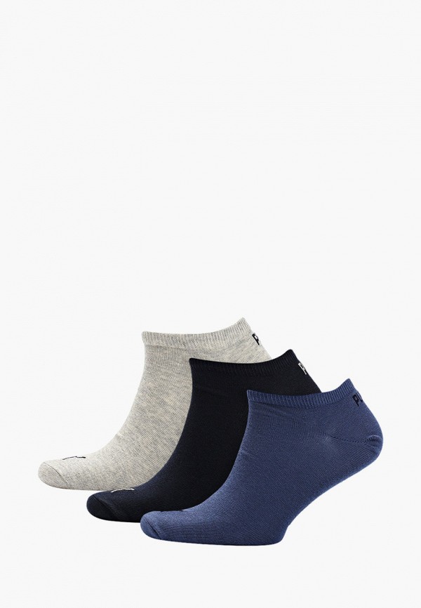 

Носки 3 пары PUMA, Разноцветный, PUMA UNISEX SNEAKER PLAIN 3P