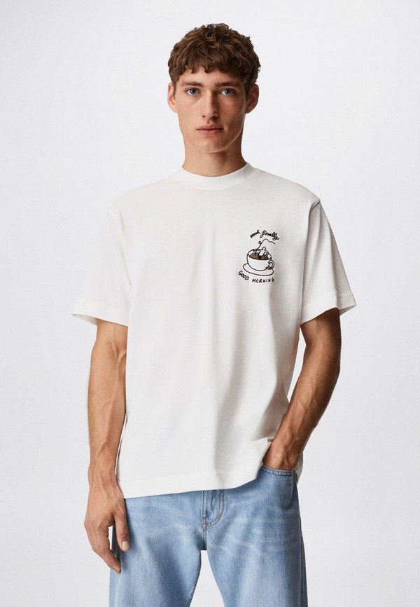 

Футболка Mango Man, Белый, FERRANT