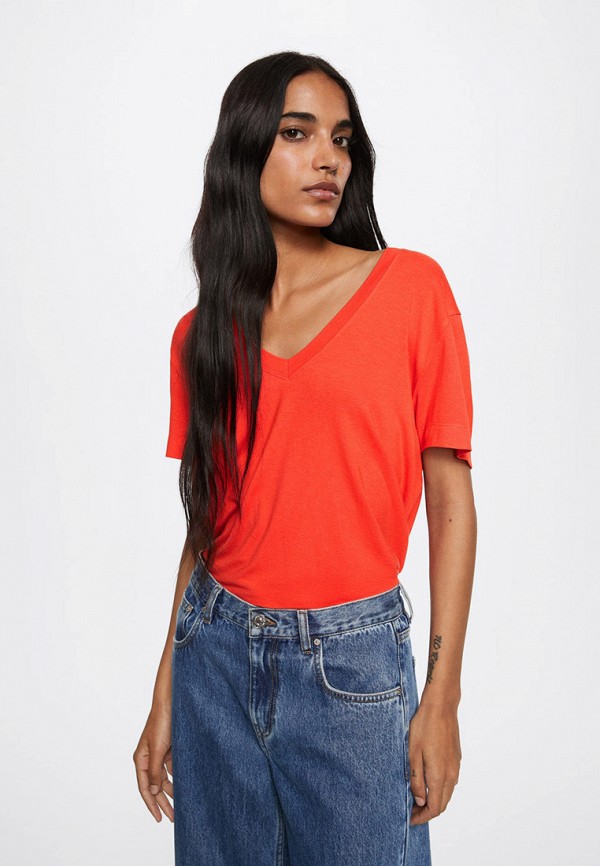 

Футболка Mango, Красный, VISPI