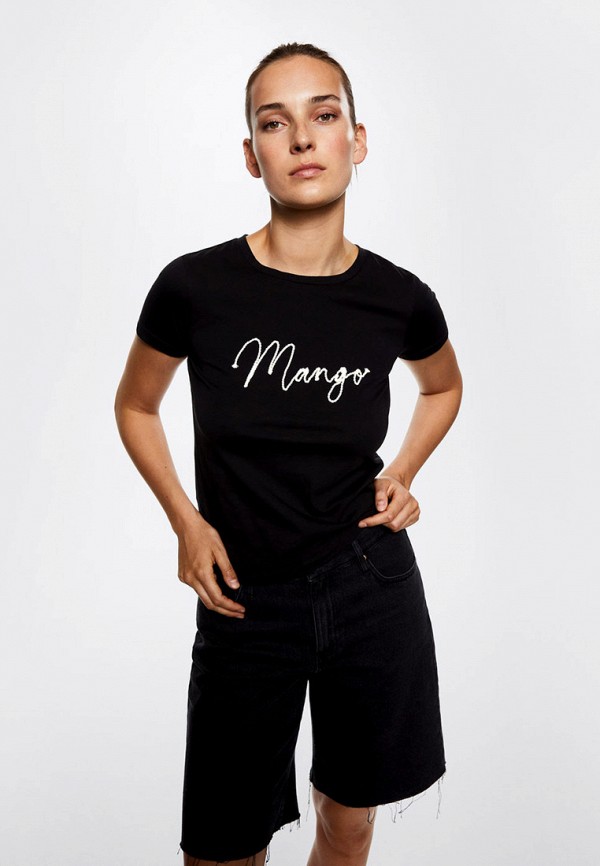 

Футболка Mango, Черный, PSTLOGO