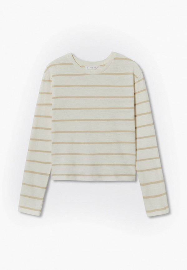 

Лонгслив Mango Kids, Бежевый, STRIPES