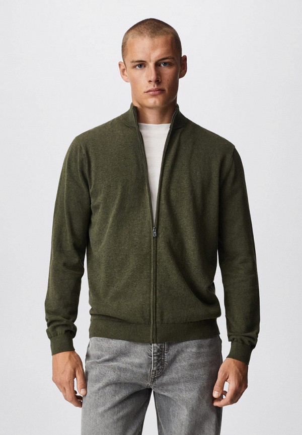 

Кардиган Mango Man, Хаки, TENC