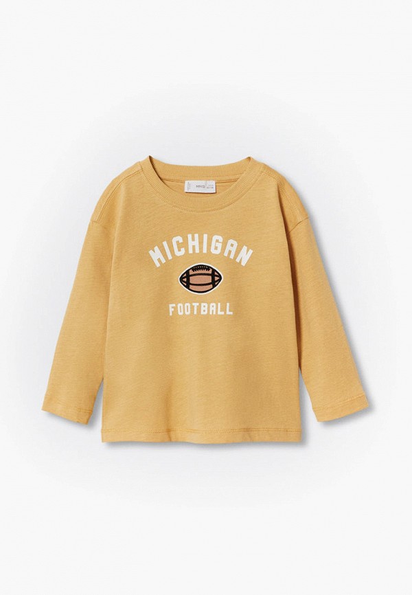 

Лонгслив Mango Kids, Желтый, MICH