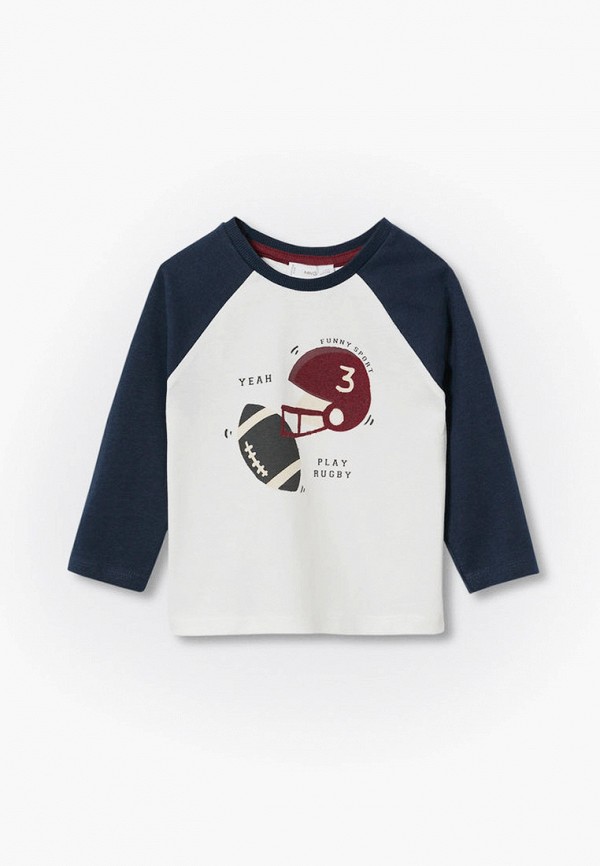 

Лонгслив Mango Kids, Белый, RUGBY