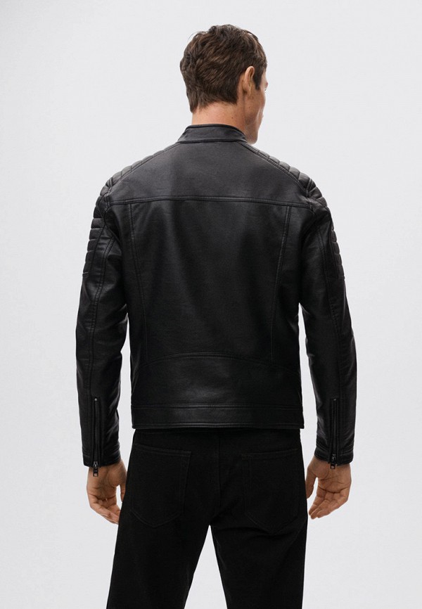 фото Куртка кожаная mango man