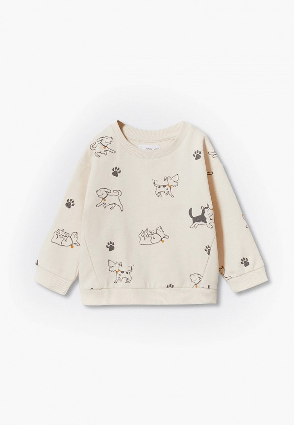 

Свитшот Mango Kids, Бежевый, DOGS