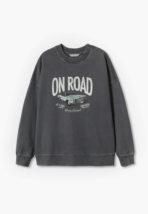 

Свитшот Mango Kids, Серый, ROAD