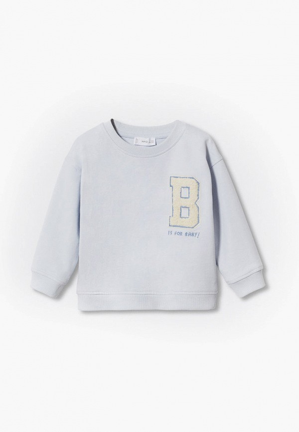 

Свитшот Mango Kids, Голубой, LETTERB