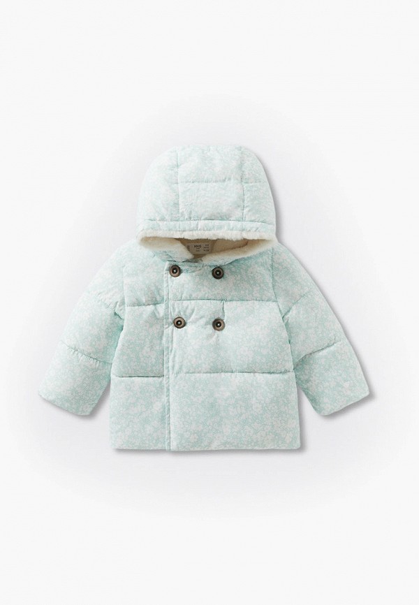 

Куртка утепленная Mango Kids, Бирюзовый, COPO3