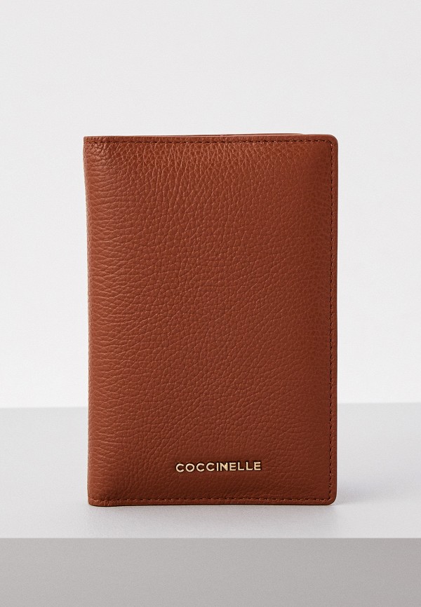 

Обложка для паспорта Coccinelle, Коричневый, METALLIC SOFT