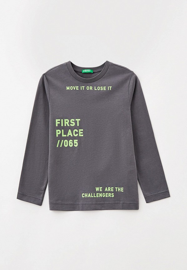 

Лонгслив United Colors of Benetton, Серый