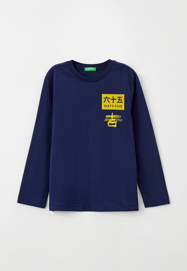 

Лонгслив United Colors of Benetton, Синий