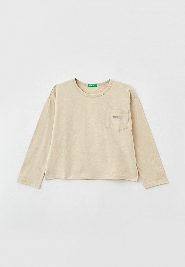 

Лонгслив United Colors of Benetton, Бежевый
