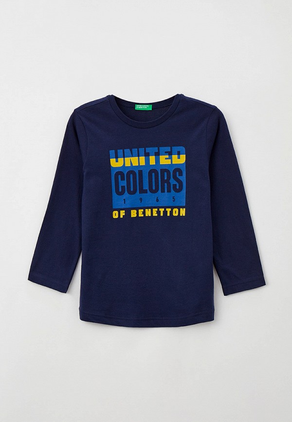 

Лонгслив United Colors of Benetton, Синий