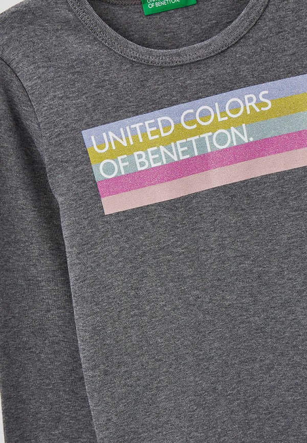 Лонгслив для девочки United Colors of Benetton 3I9WC105Q Фото 3