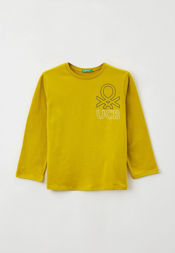

Лонгслив United Colors of Benetton, Желтый