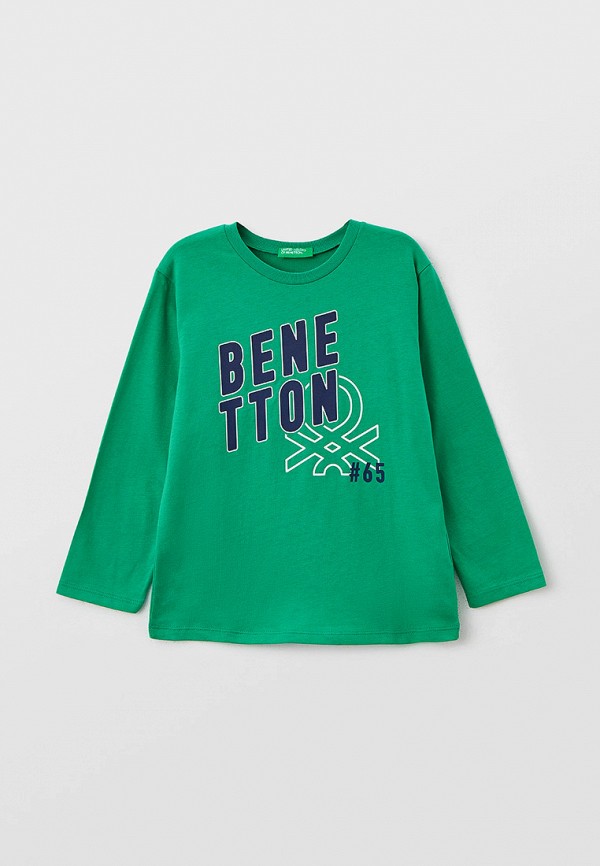 

Лонгслив United Colors of Benetton, Зеленый